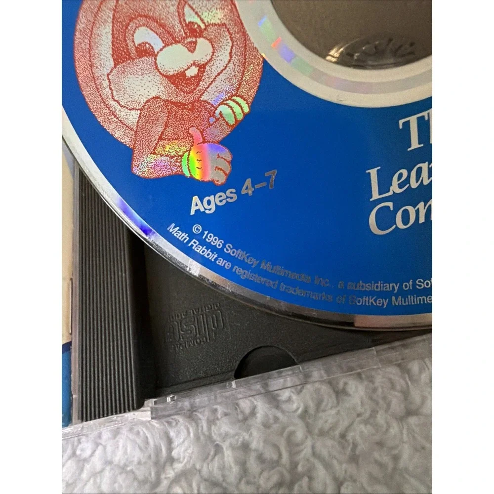 Math Rabbit Deluxe 1996 Macintosh Mac OSX Install PC CD ROM VTG Computer Game